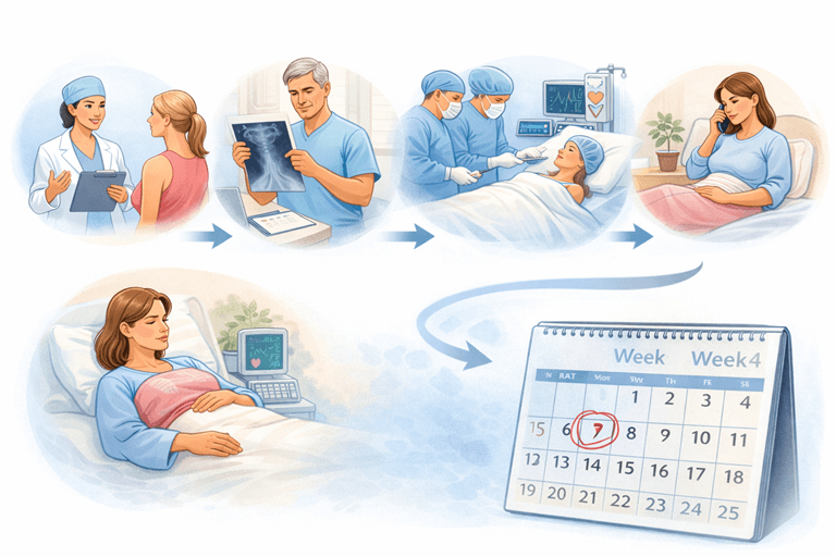 De valoración inicial a cirugía