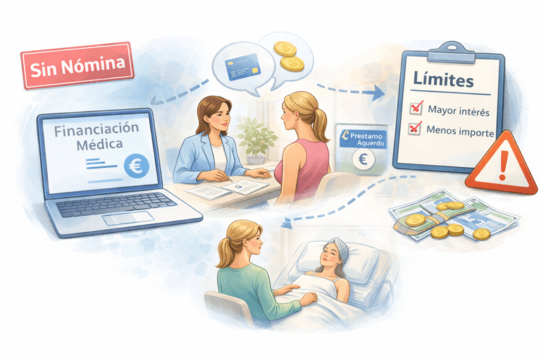 financiación médica sin nómina